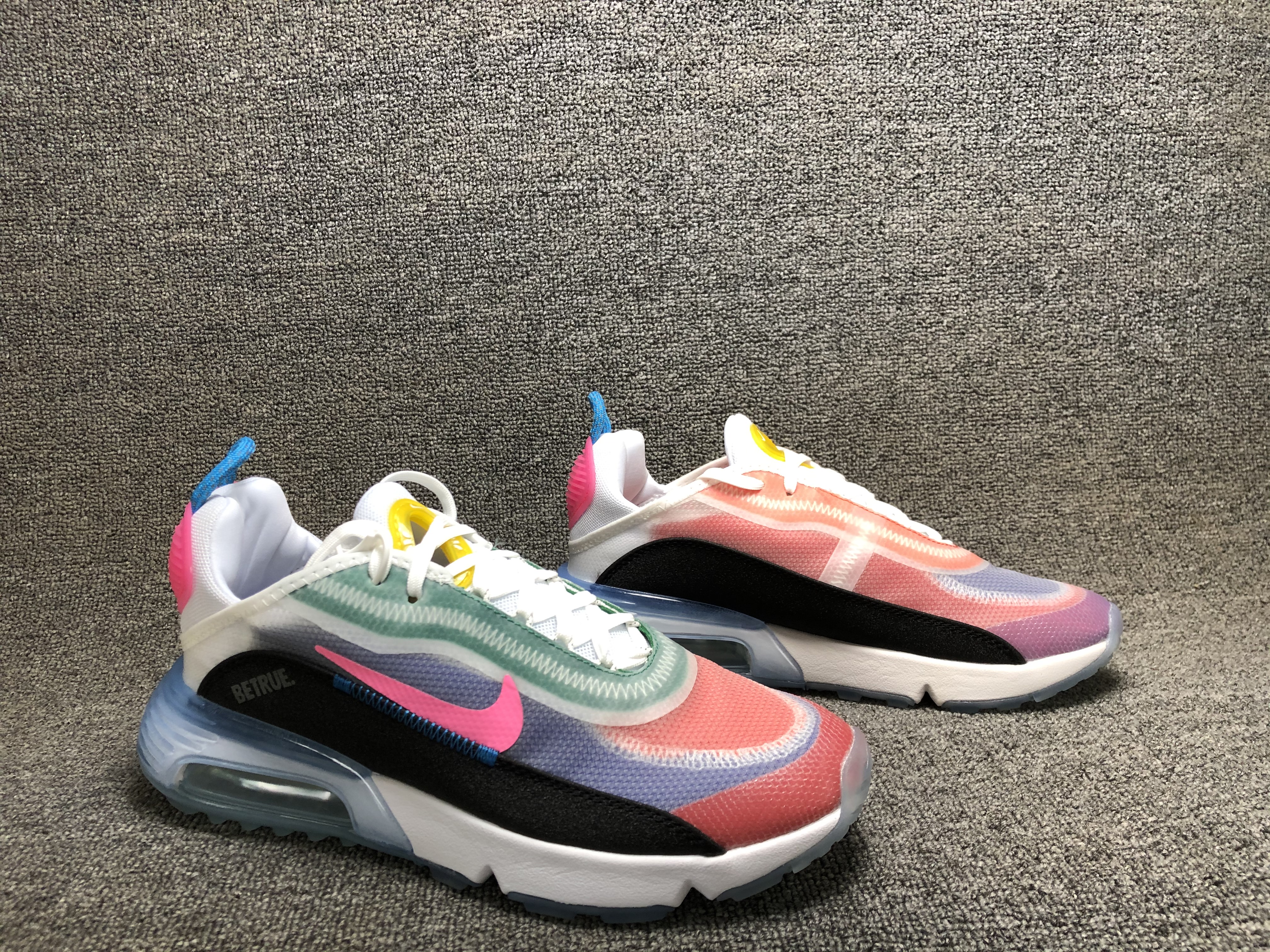 Women Nike Air Max 2090 Pink Blue Black Shoes - Click Image to Close